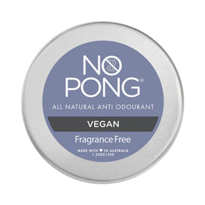 No Pong Vegan Anti Odourant 35g, Fragrance Free