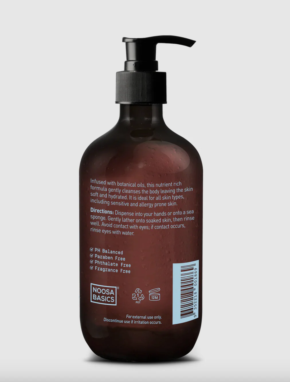 Noosa Basics Coconut & Lime Body & Hand Wash 500mL, Nutrient Rich Formula - Image 2