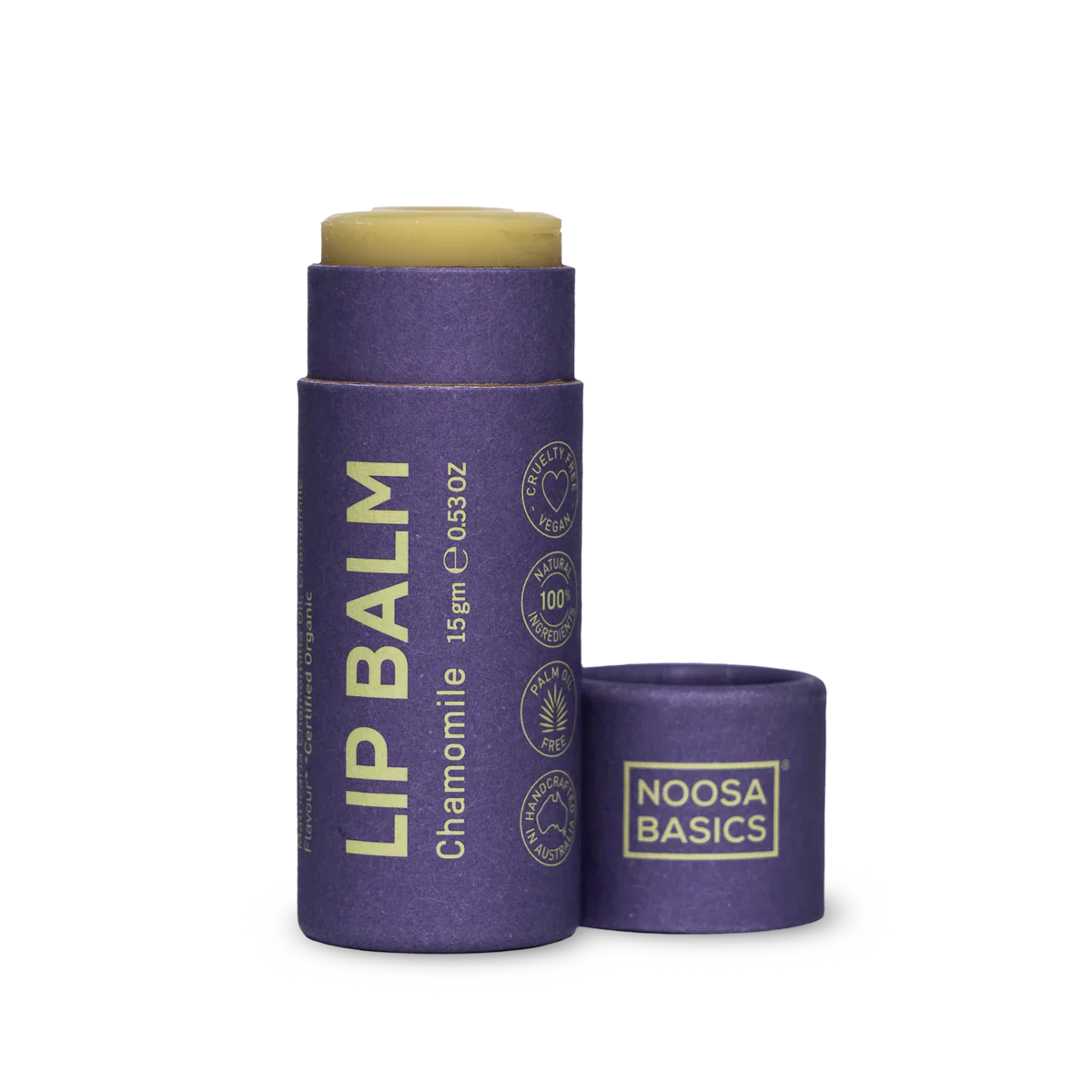Noosa Basics Organic Chamomile Lip Balm 15g, Free Of Nasties