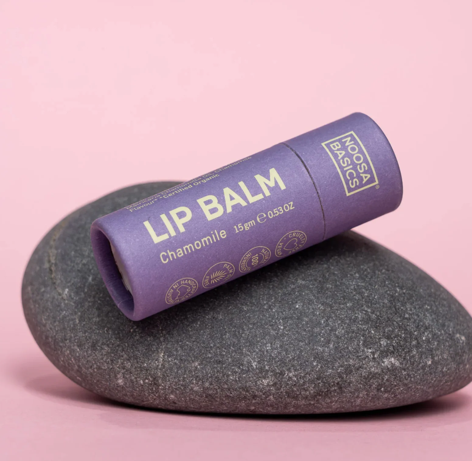 Noosa Basics Organic Chamomile Lip Balm 15g, Free Of Nasties - Image 2