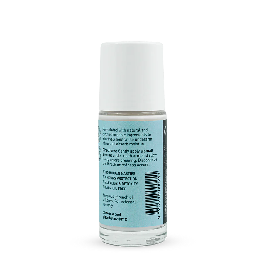 Noosa Basics Organic Deodorant Roll On + Magnesium 50mL, Coconut & Lime Fragrance - Image 2