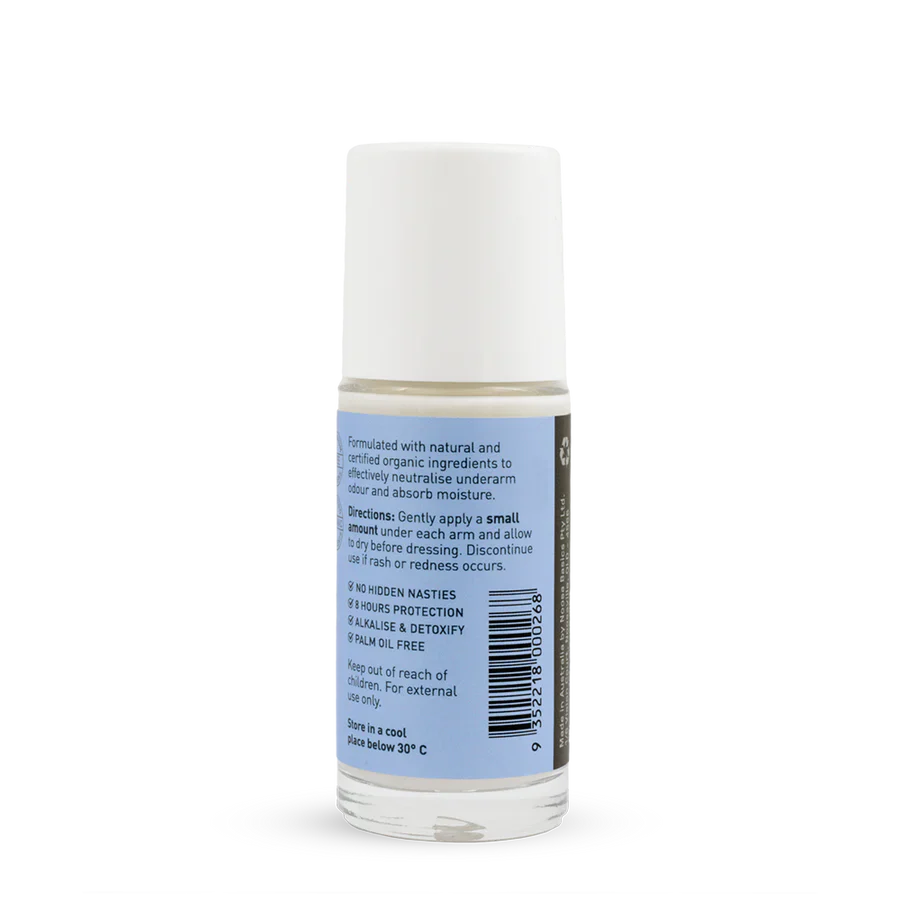 Noosa Basics Organic Deodorant Roll On + Magnesium 50mL, Sweet Orange & Lavender Fragrance - Image 2