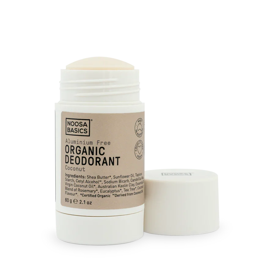 Noosa Basics Organic Deodorant Stick 60g, Coconut