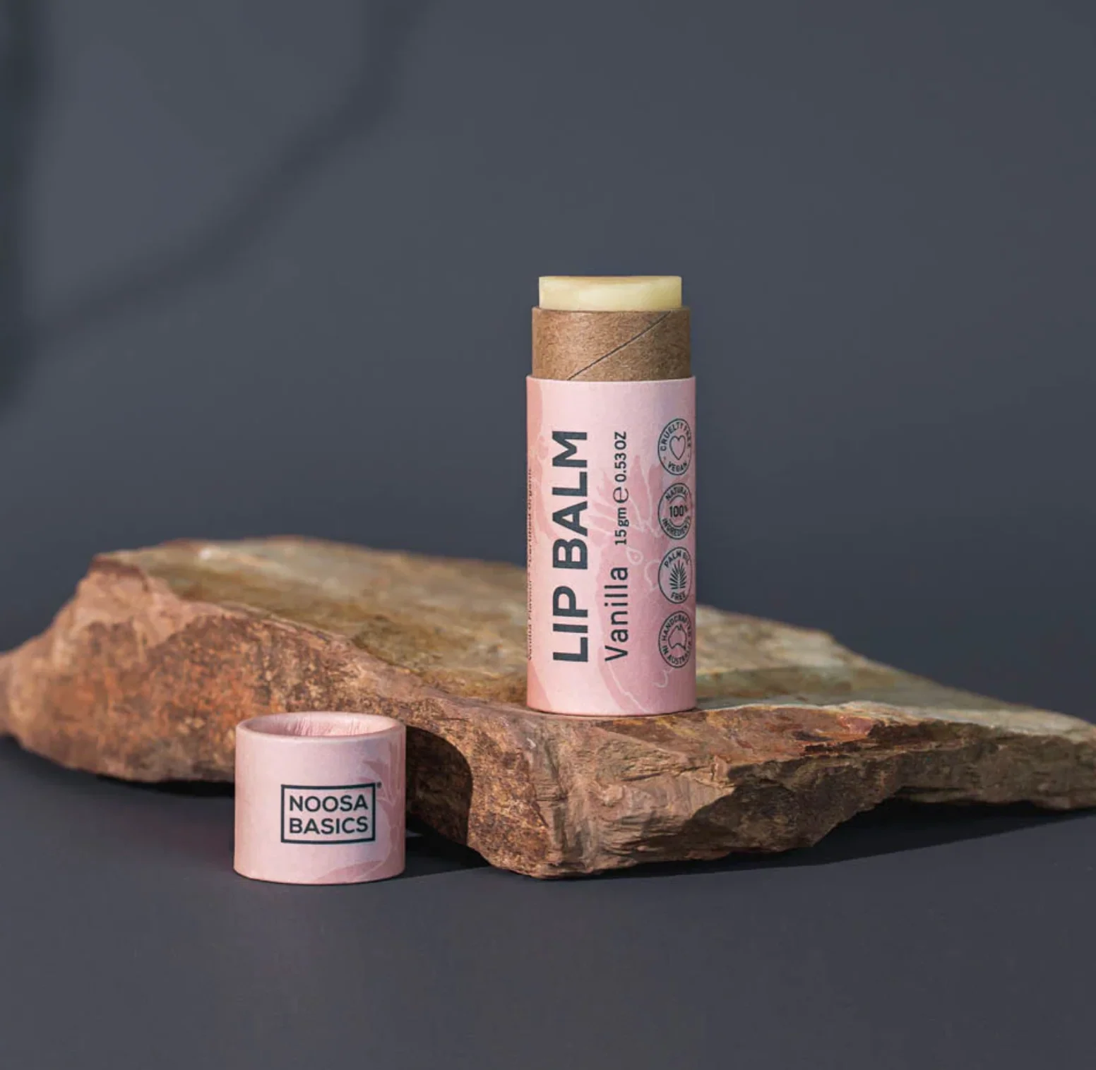 Noosa Basics Organic Vanilla Lip Balm 15g, Free Of Nasties - Image 2