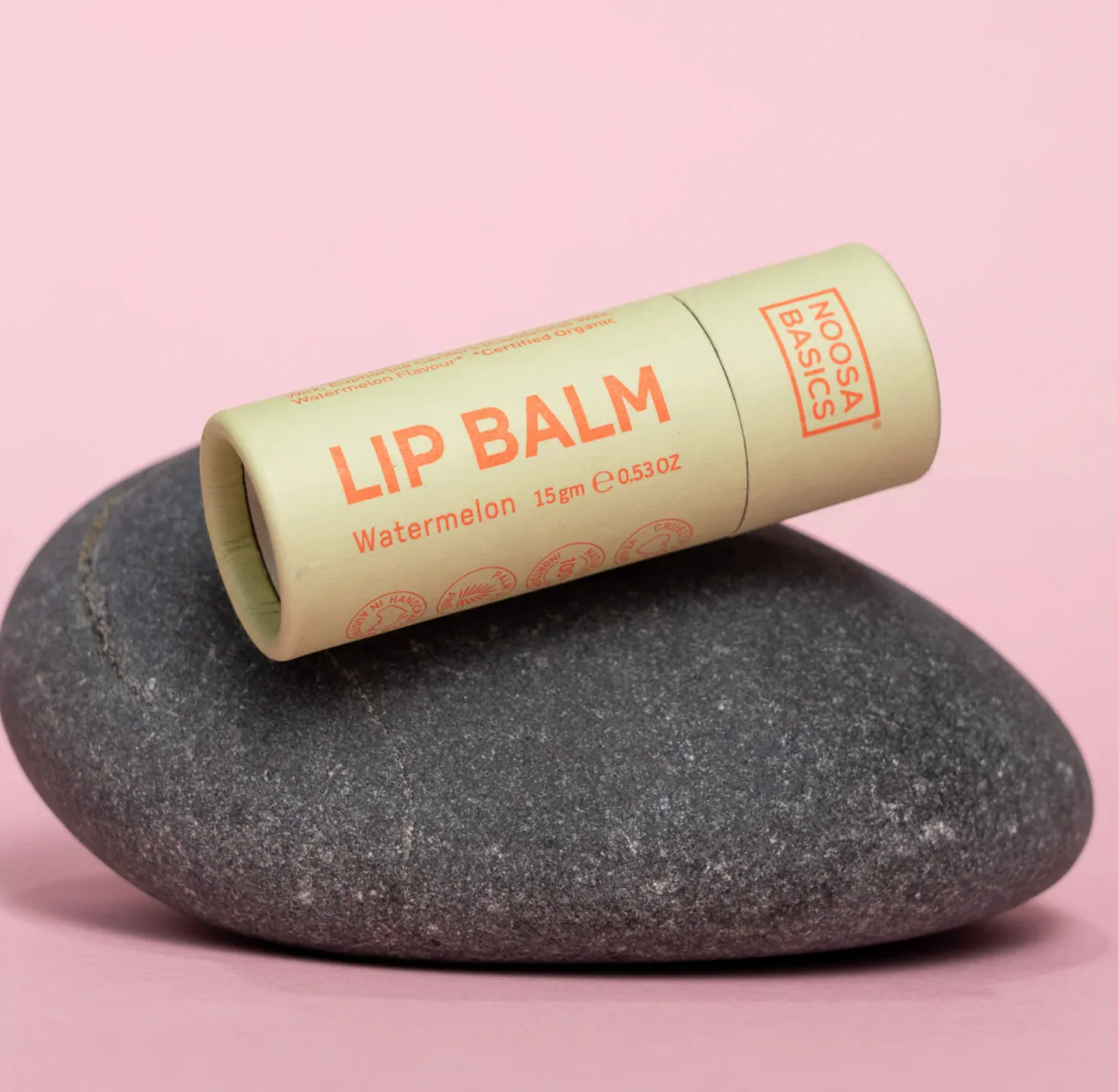 Noosa Basics Organic Watermelon Lip Balm 15g, Free Of Nasties - Image 2