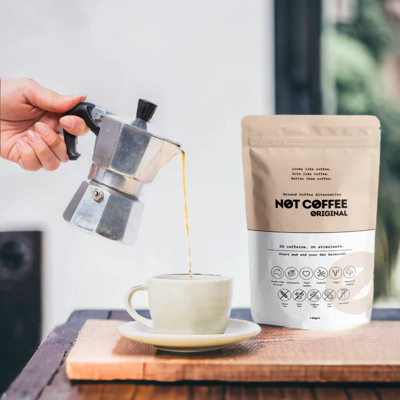 Not Coffee Ground Coffee Alternative 200g, Original Flavour - Image 3
