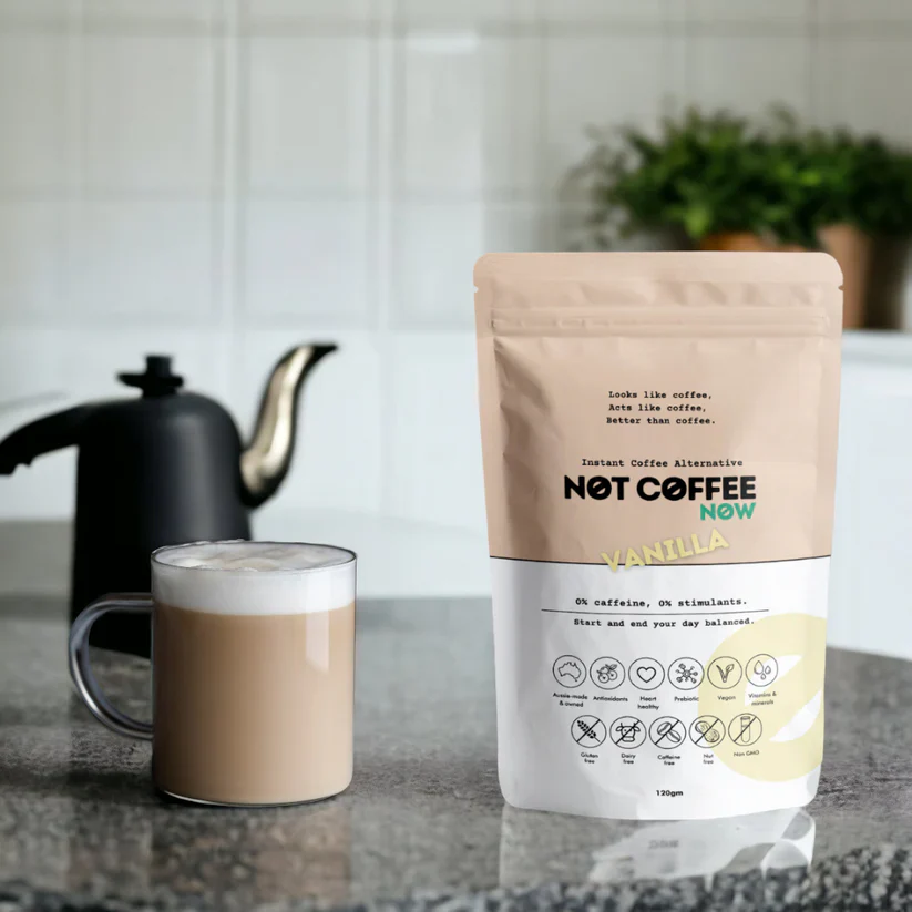 Not Coffee Instant Coffee Alternative 120g, Vanilla Flavour - Image 2