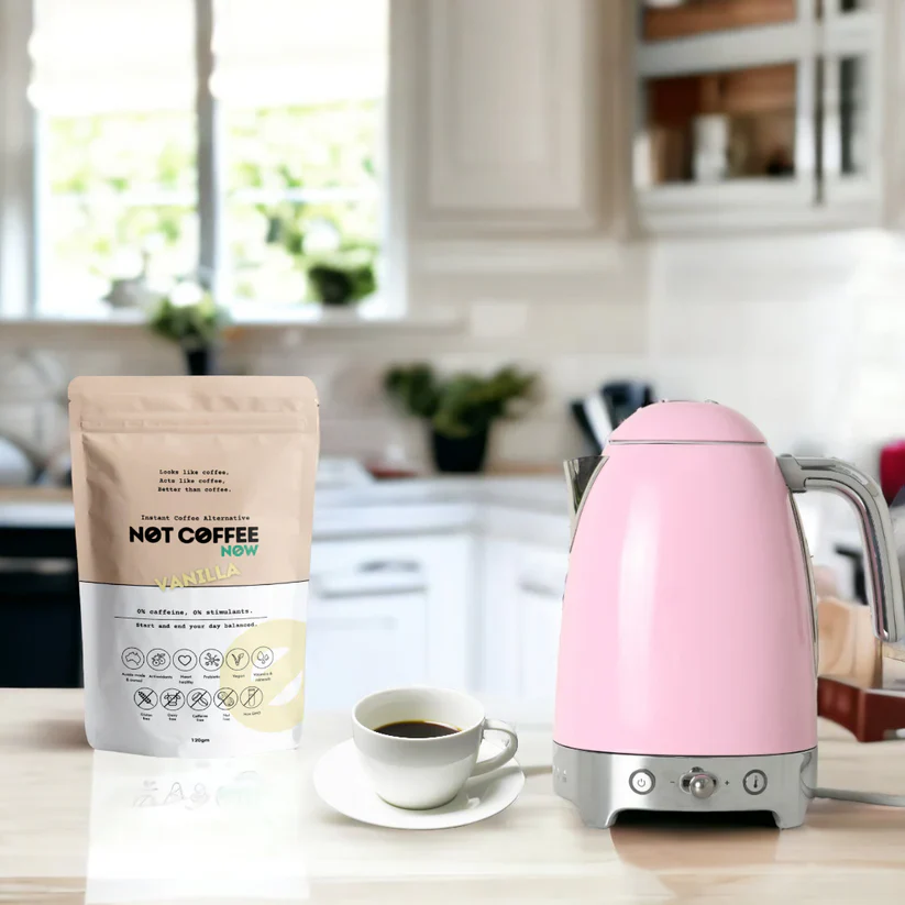 Not Coffee Instant Coffee Alternative 120g, Vanilla Flavour - Image 4