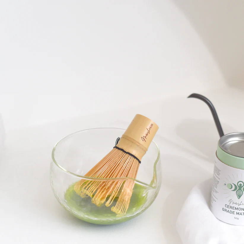 Nourish Hub Ceremonial Grade Matcha Powder 50g, Shade-Grown & Stone-Milled - Image 3