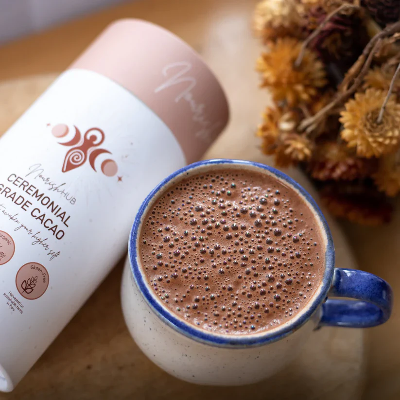 Nourish Hub Ceremonial Grade Cacao 50g, Hand Chopped Cacao Chunks