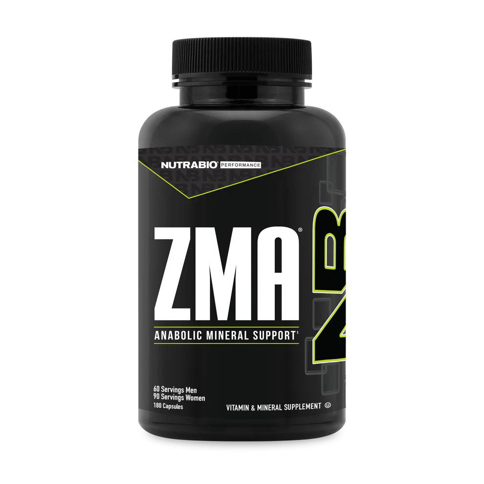 NutraBio Performance Collection ZMA 90 Or 180 Veggie Capsules, Supports Growth Recovery & Sleep - Image 2