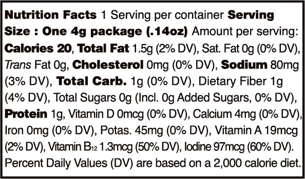 Ocean's Halo Seaweed Snacks 4g Or 4x4g, Sea Salt - Image 3