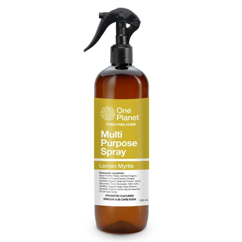 One Planet Multi Purpose Spray 500mL, Probiotic Culture & Lemon Myrtle Fragrance