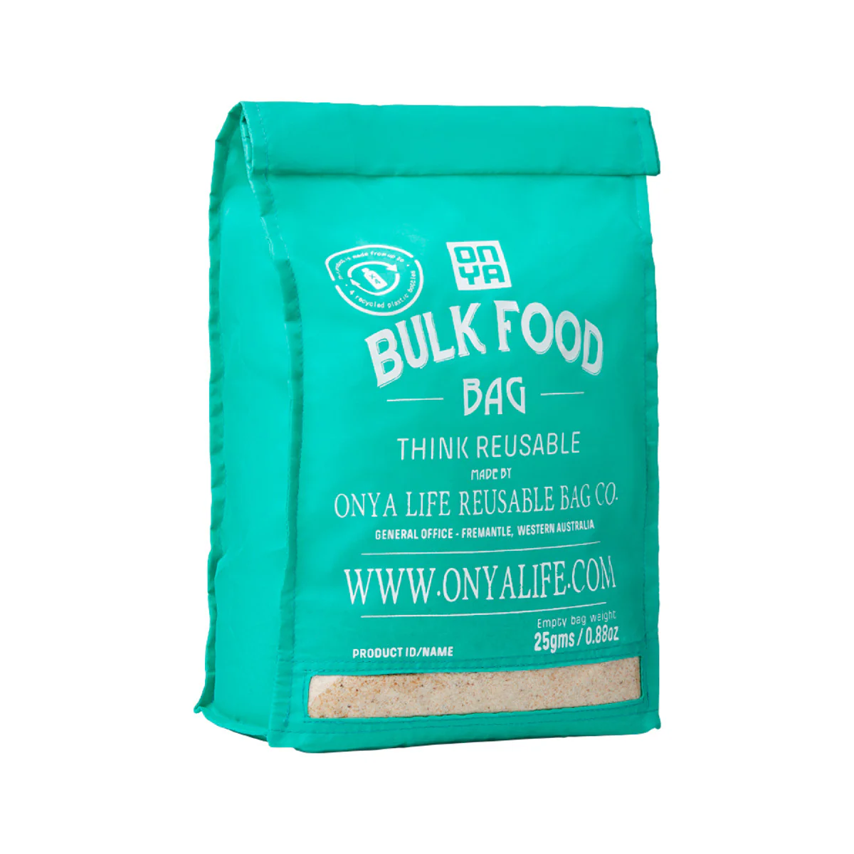 Onya Reusable Bulk Food Bag Aqua, Small, Medium Or Large Size - Image 4