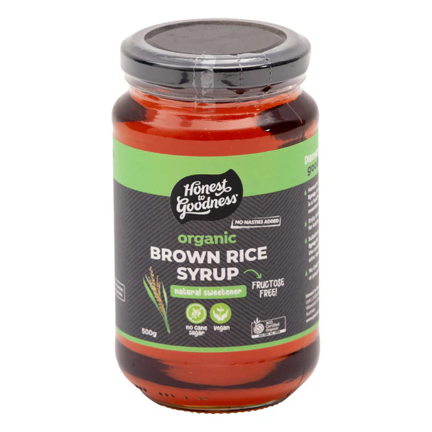 Honest to Goodness Brown Rice Syrup 500g, Certified Organic & Fructose Free