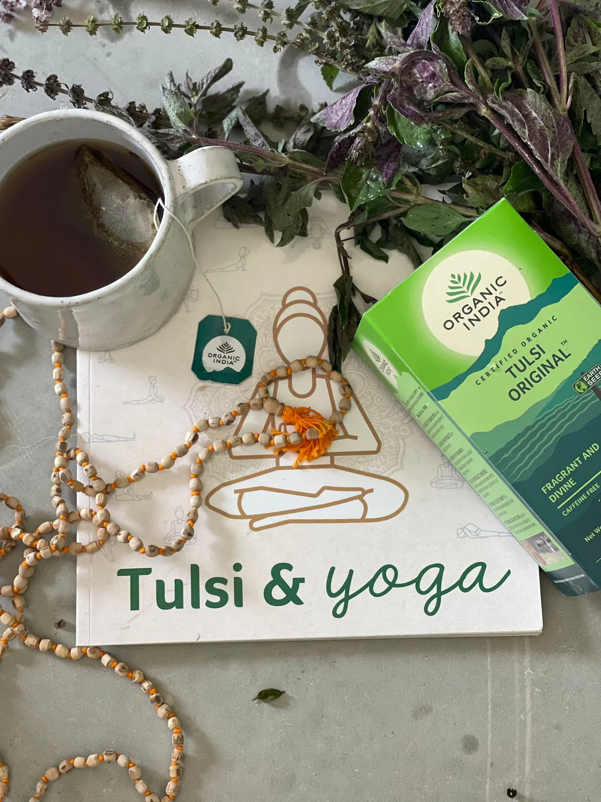 Organic India Wellness Tea Tulsi Original, 25 Herbal Tea Bags; Certified Organic - Image 3