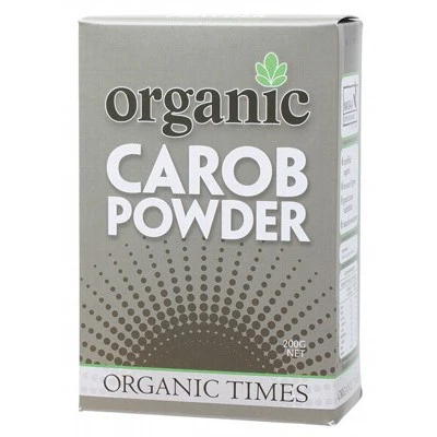 Organic Times Carob Powder 200g Or 500g, Certified Organic
