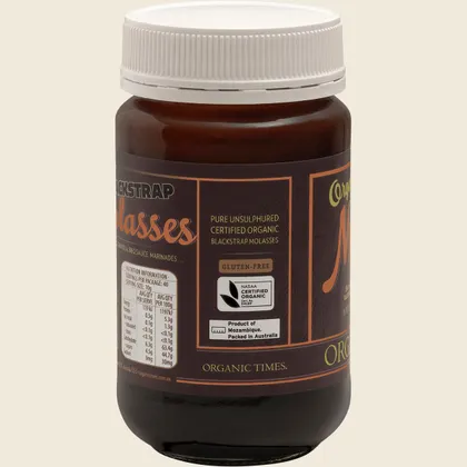Organic Times Certified Organic Blackstrap Molasses 400g, Rich & Unsulphured Mineral Sweetener - Image 2