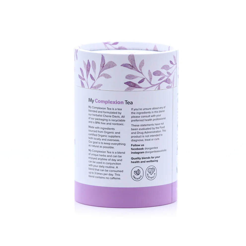 OrganiTea My Complexion Tea 60g, With Burdock Root & Lemongrass - Image 4