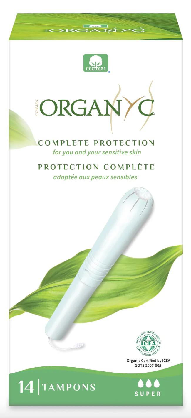 Organyc Cotton Super Tampons 14pk, With Applicator
