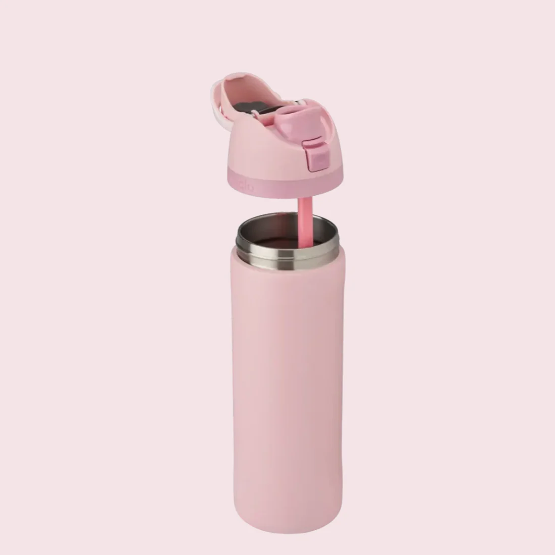 Owala FreeSip Stainless Steel Water Bottle 24oz, 32oz Or 40oz, Rose Quartz - Image 5