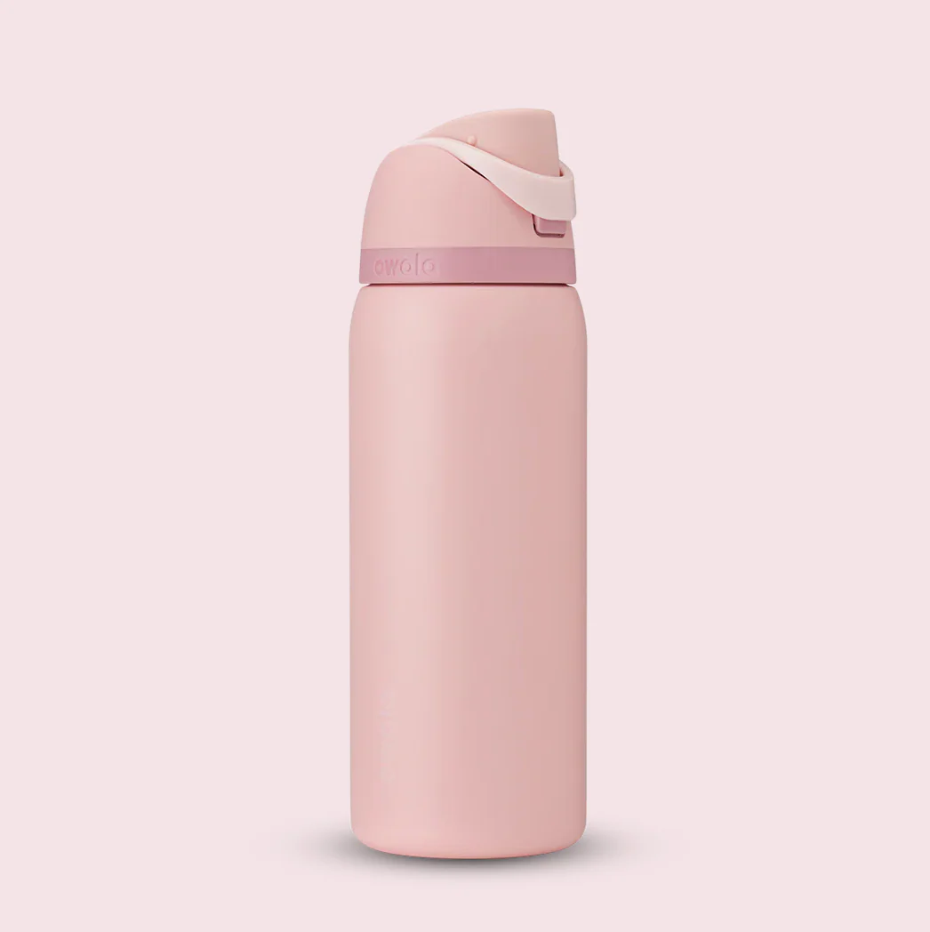 Owala FreeSip Stainless Steel Water Bottle 24oz, 32oz Or 40oz, Rose Quartz - Image 6