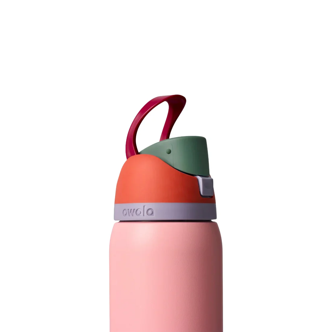 Owala FreeSip Stainless Steel Water Bottle 24oz Or 32oz, Sugar High {Red /Pink} - Image 4