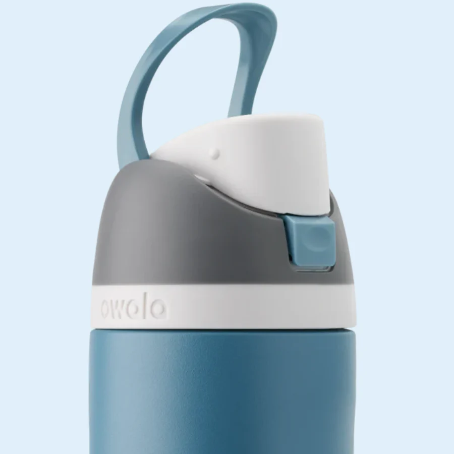 Owala FreeSip Stainless Steel Water Bottle 24oz, 32oz Or 40oz, Blue Oasis - Image 3