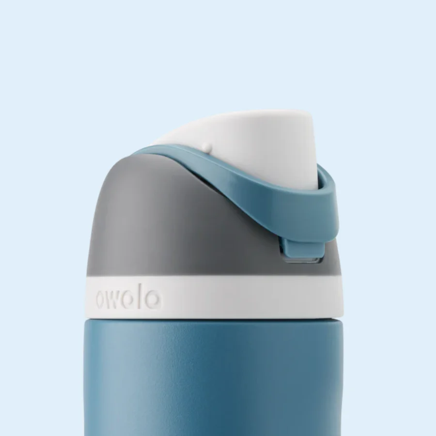 Owala FreeSip Stainless Steel Water Bottle 24oz, 32oz Or 40oz, Blue Oasis - Image 4