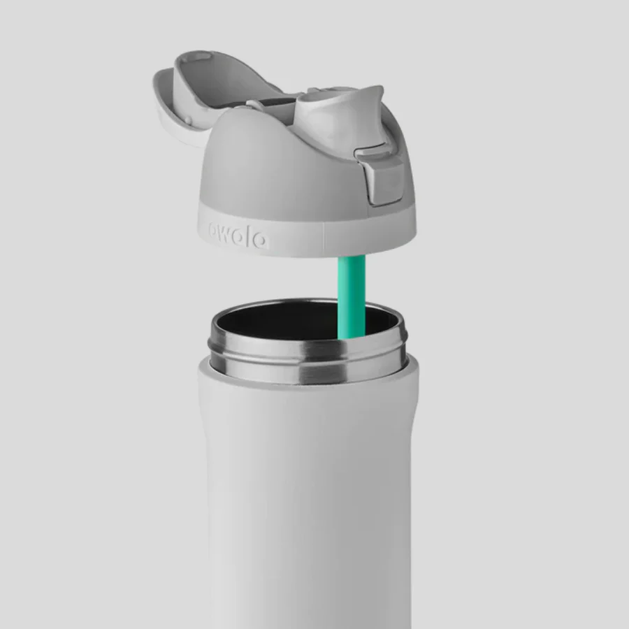 Owala FreeSip Stainless Steel Water Bottle 24oz, 32oz Or 40oz, Grayt (Dark Grey) - Image 2