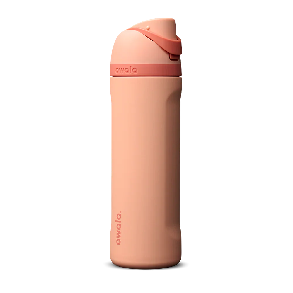 Owala FreeSip Stainless Steel Water Bottle 24oz Or 32oz, Peach Of Mind