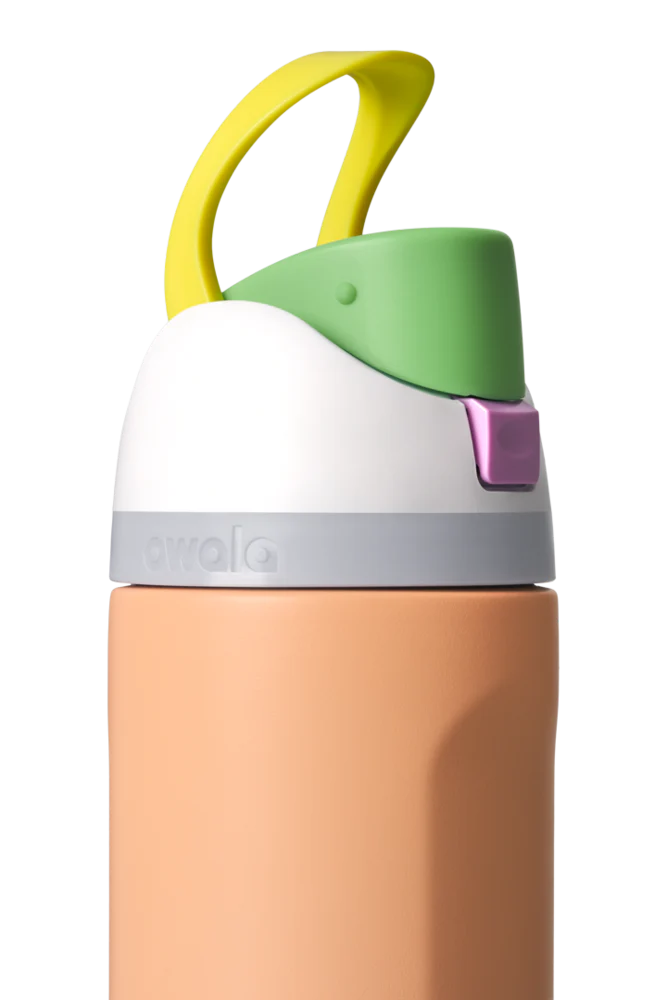 Owala FreeSip Stainless Steel Water Bottle 24oz Or 32oz, Peachy Keen - Image 3