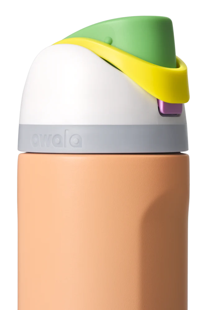 Owala FreeSip Stainless Steel Water Bottle 24oz Or 32oz, Peachy Keen - Image 4
