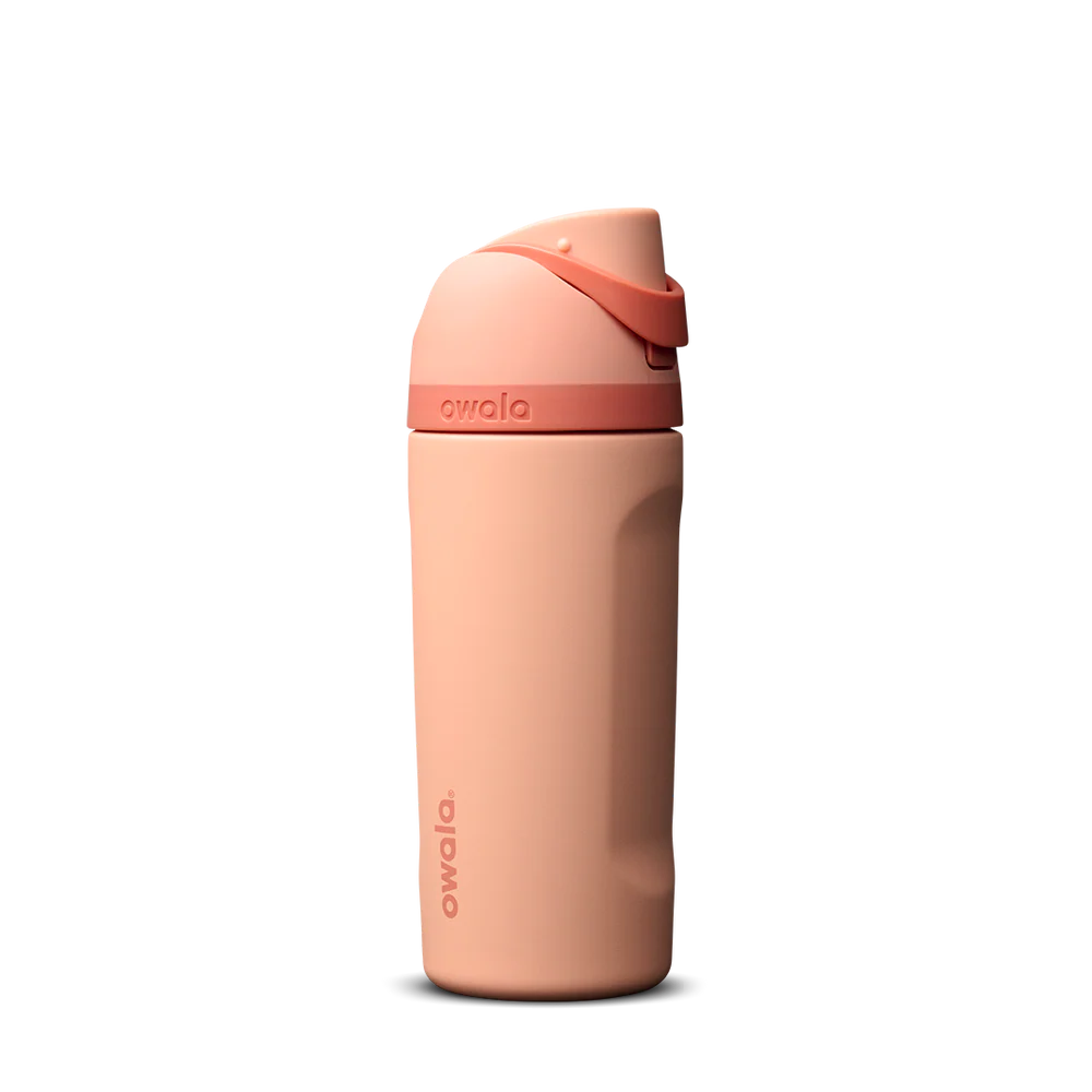 Owala Kids' FreeSip Stainless Steel Water Bottle 16oz, Peach Of Mind