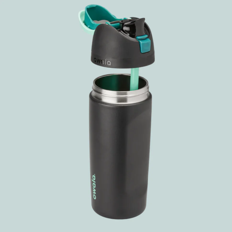 Owala Kids' FreeSip Stainless Steel Water Bottle 16oz, Night Light - Image 3