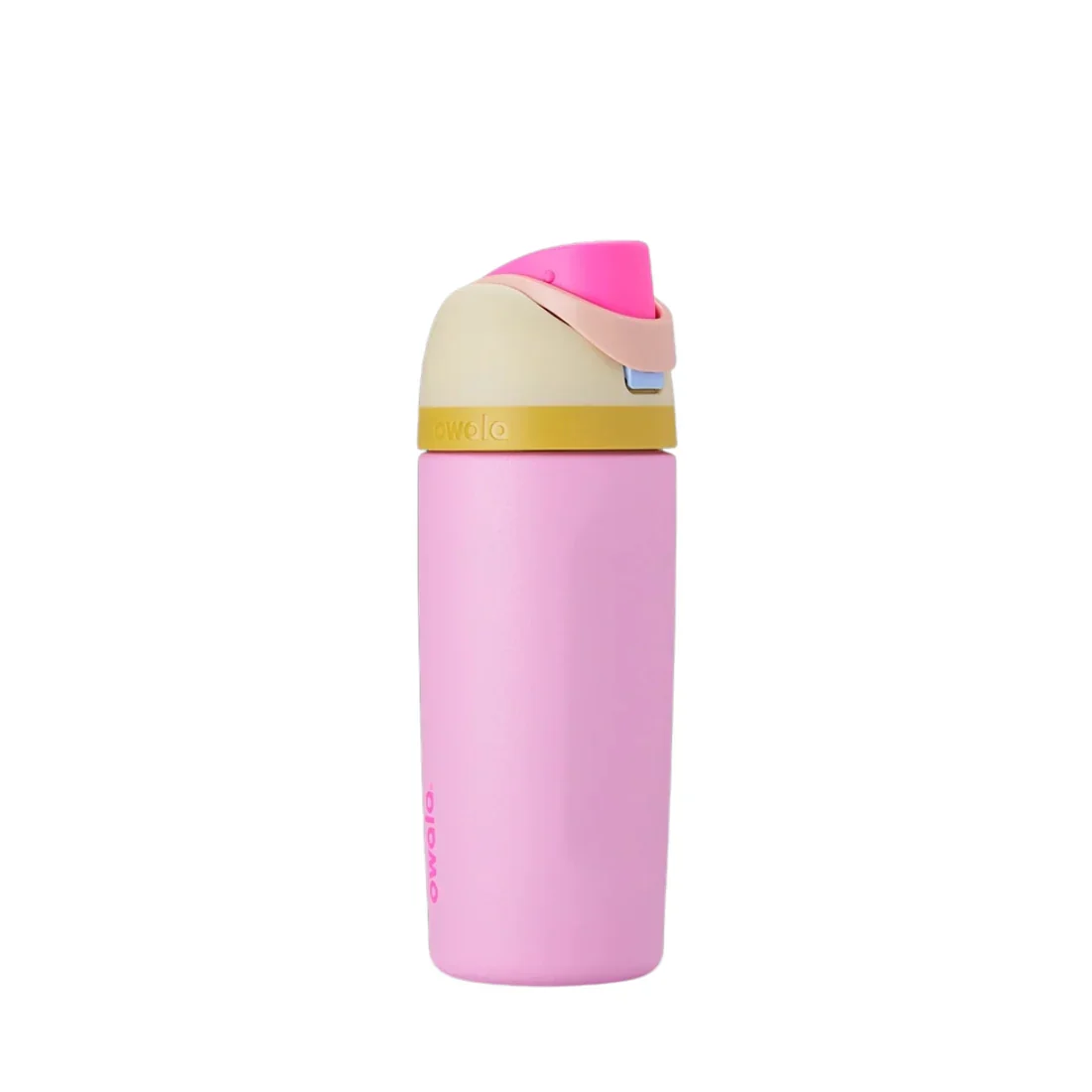 Owala Kids' FreeSip Stainless Steel Water Bottle 16oz, Tutti Frutti {Yellow/Pink}
