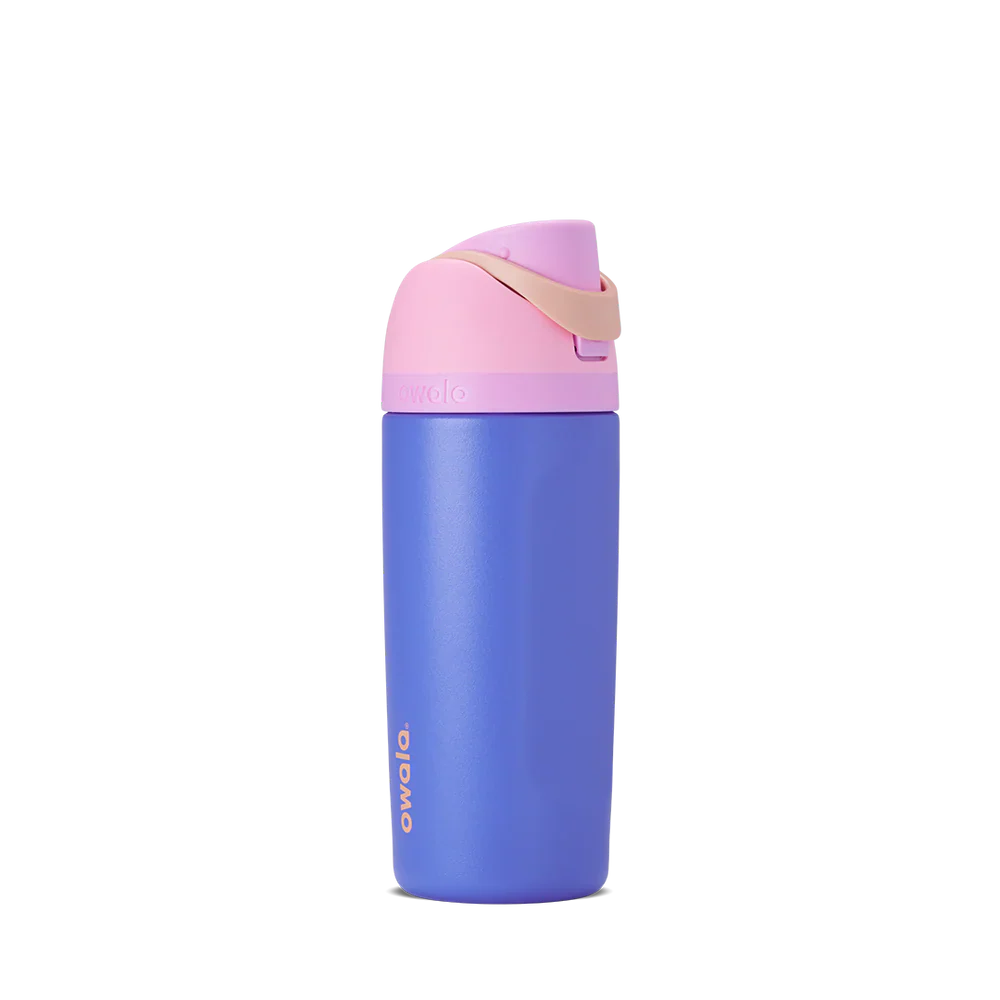 Owala Kids' FreeSip Stainless Steel Water Bottle 16oz, Wild Child {Pink/Blue}