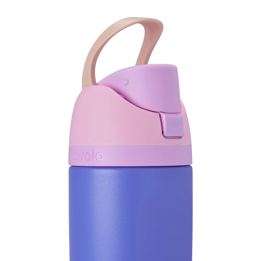Owala Kids' FreeSip Stainless Steel Water Bottle 16oz, Wild Child {Pink/Blue} - Image 3