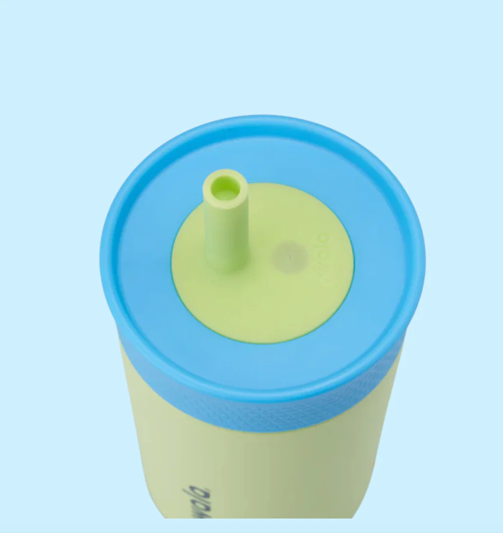 Owala Kid's Tumbler Stainless Steel 12oz, Spill Resistant & Insulated, Turtley Awesome - Image 2