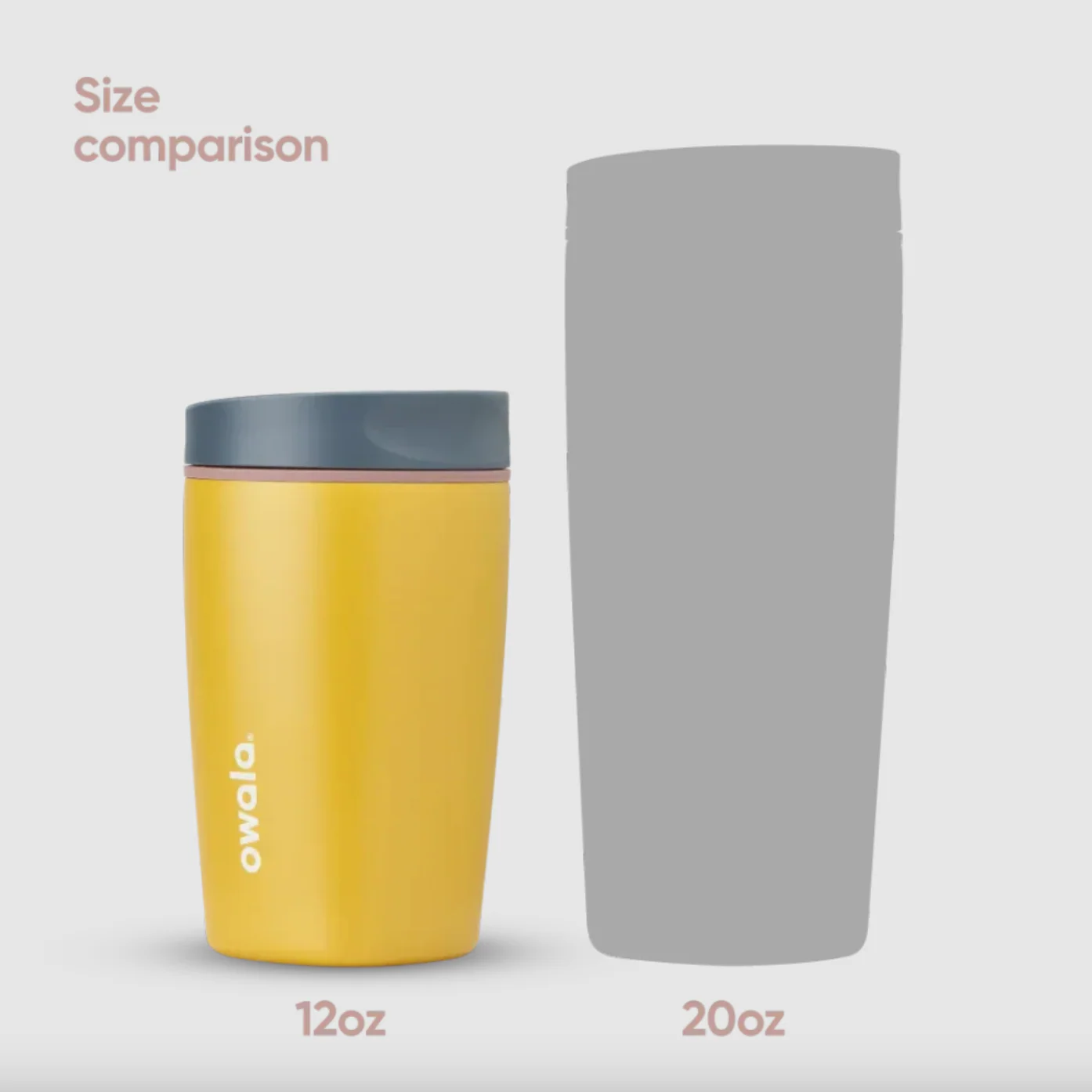 Owala SmoothSip Slider Stainless Steel Tumbler 12oz, Golden Quest - Image 5
