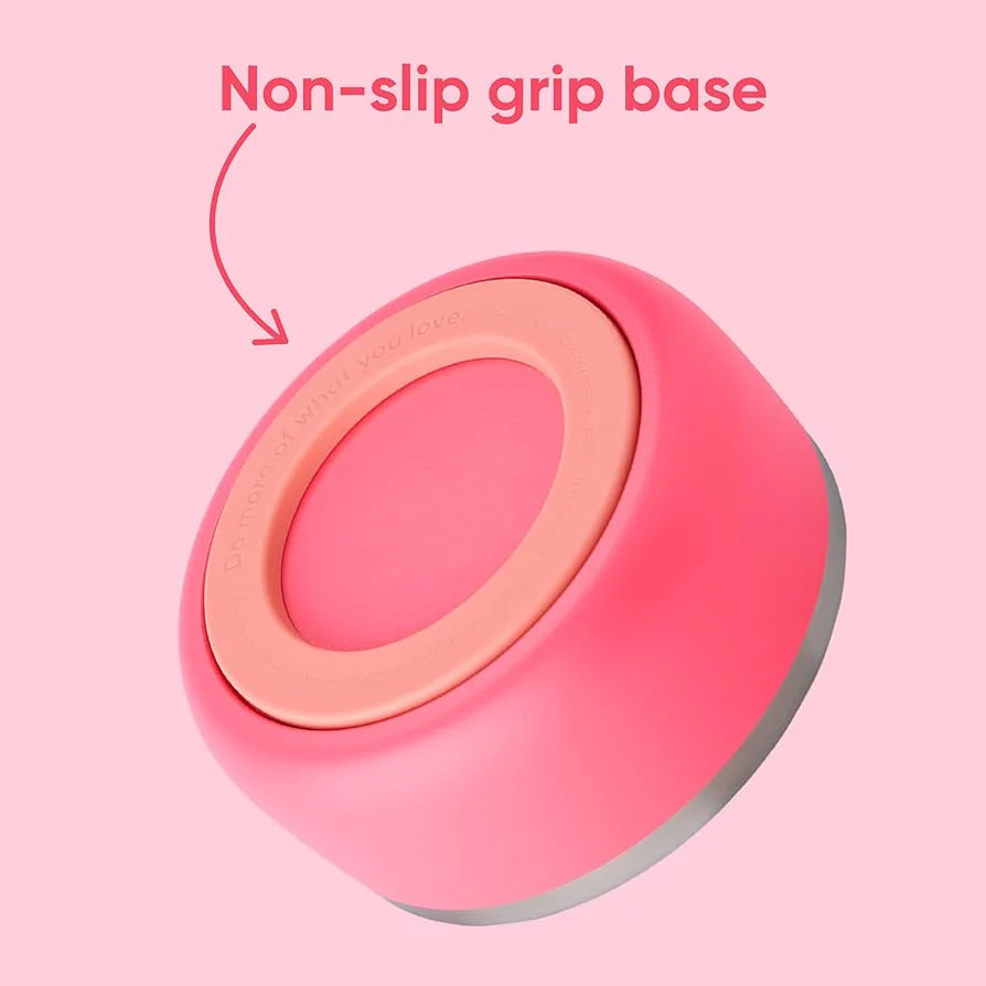 Owala Stainless Steel Pet Bowl 24oz Or 48oz, Hyper Flamingo (Pink) - Image 3