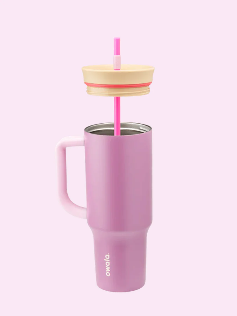 Owala Stainless Steel Tumbler 40oz, Smell The Roses - Image 3