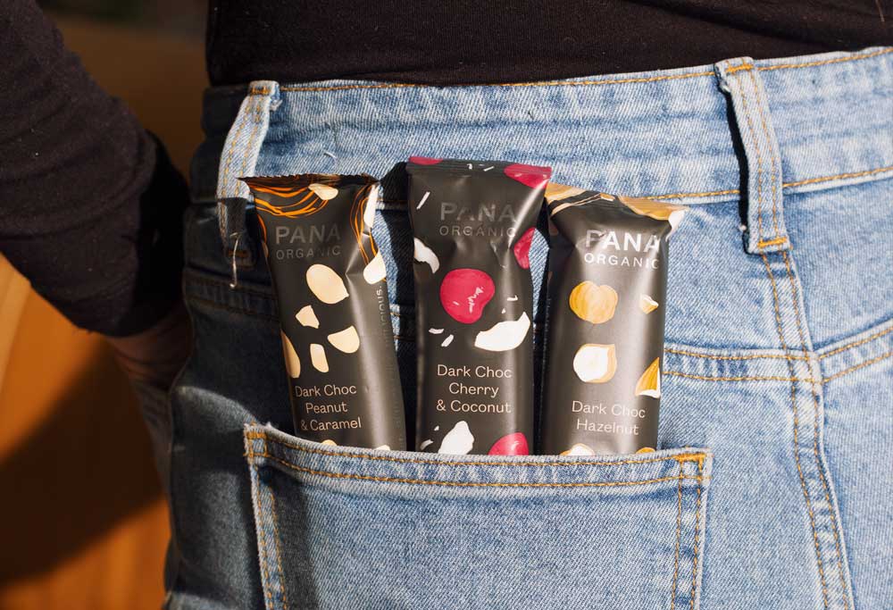 Pana Organic Snack Bar Single 40g Or A Box of 12, Dark Choc Cherry & Coconut Flavour - Image 4