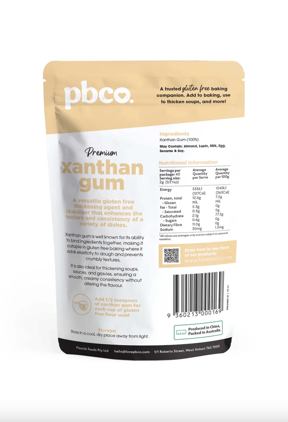 PBCo Premium Xantham Gum 80g, All-purpose Thickener - Image 2