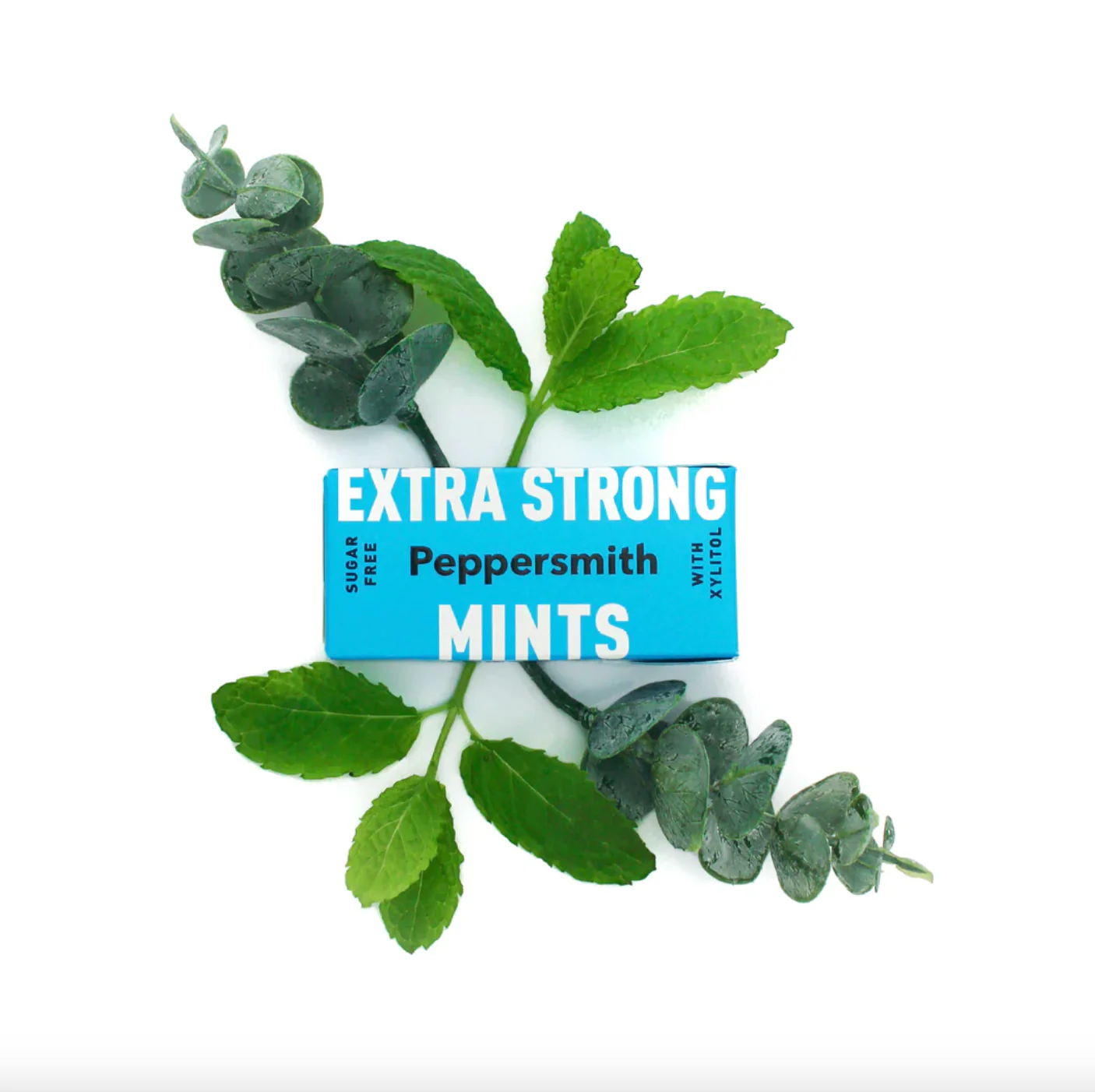 Peppersmith Extra Strong Eucalyptus Mints Single 15g Or A Box Of 12, Zero Sugar