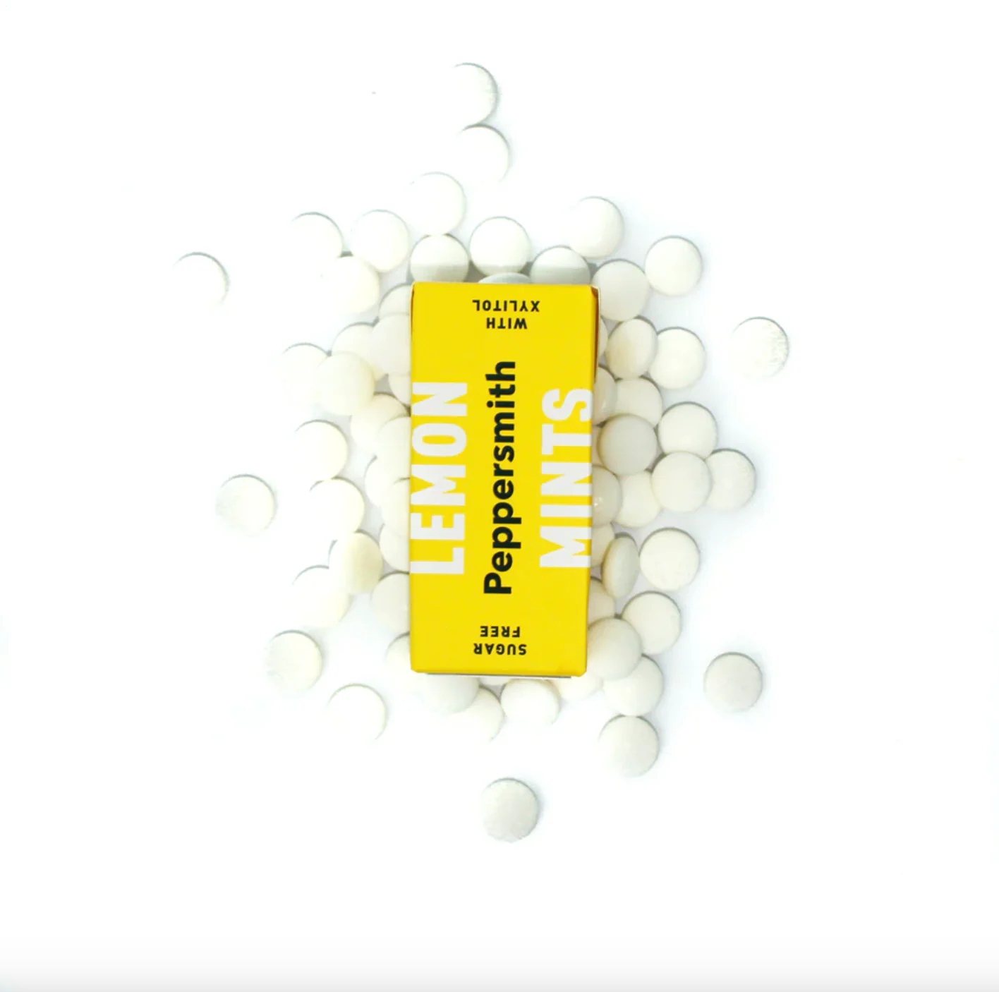 Peppersmith Lemon Mints Single 15g Or A Box Of 12, Zero Sugar - Image 4