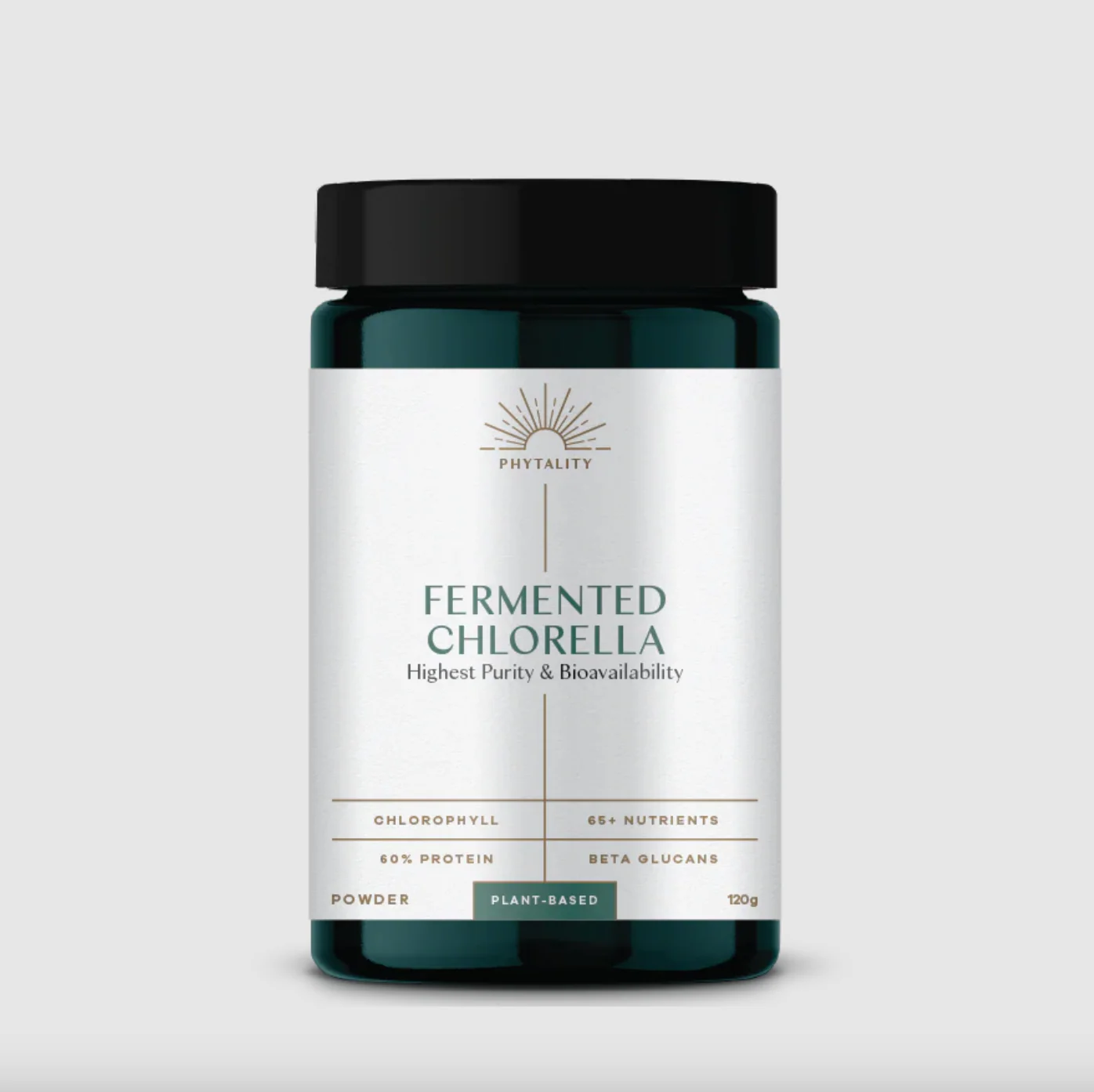 Phytality Plant-Based Fermented Chlorella Powder 120g, With The Highest Purity & Bioavailability - Image 2