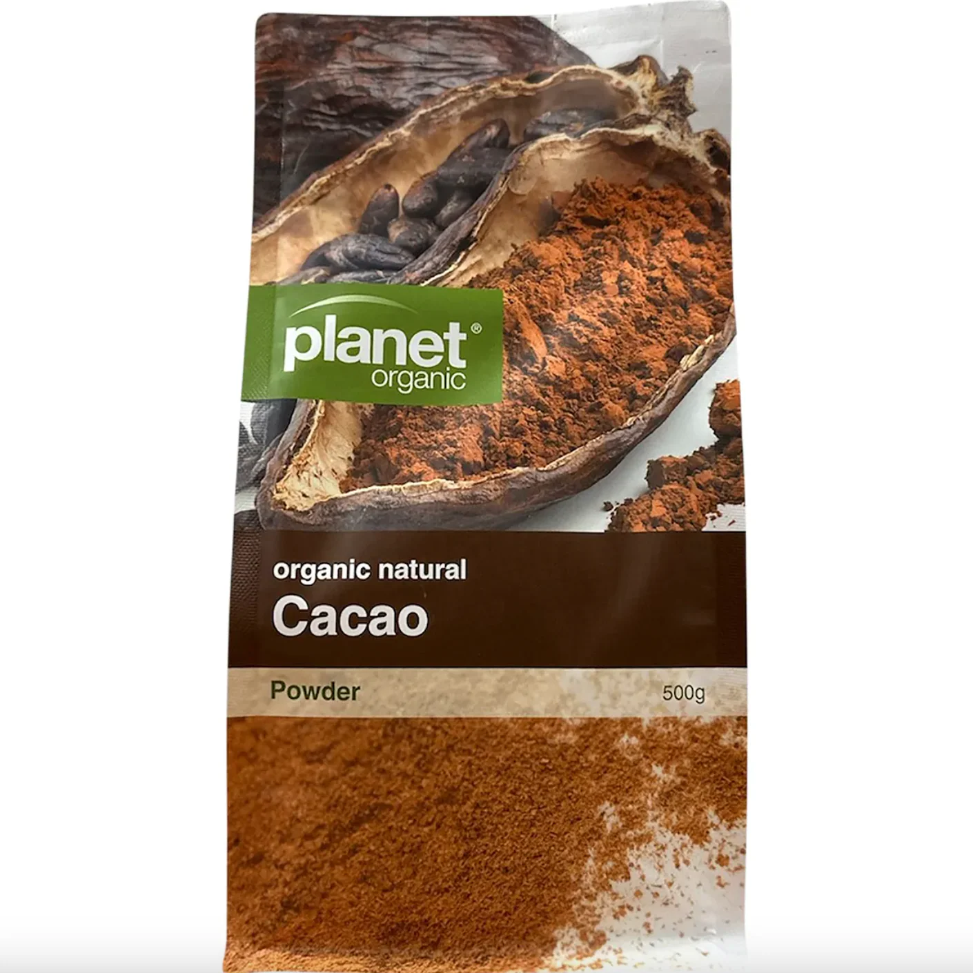 Planet Organic Cacao Powder 175g Or 500g, Full Flavour & Non Alkalised - Image 3