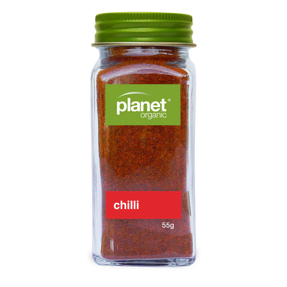Planet Organic Certified Organic Chilli Powder 55g