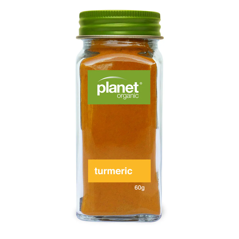 Planet Organic Turmeric Powder 60g Or 300g, No Added Colours Or Dyes